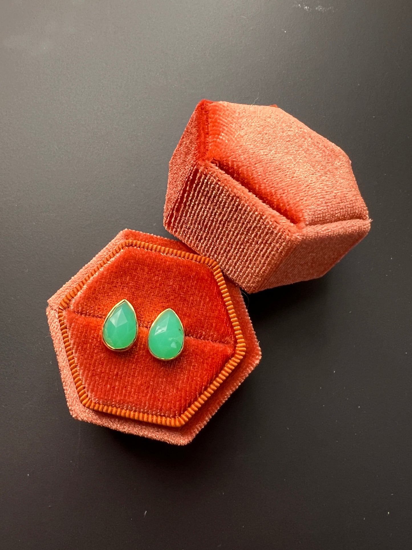 Chrysoprase Earrings