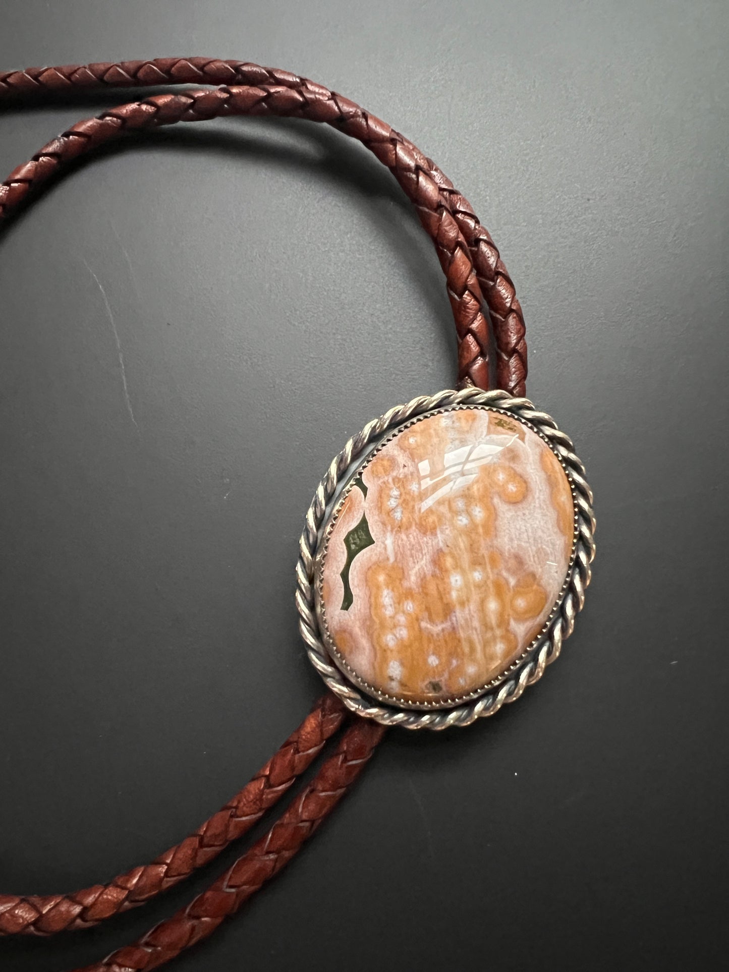 Roped Ocean Jasper Bolo