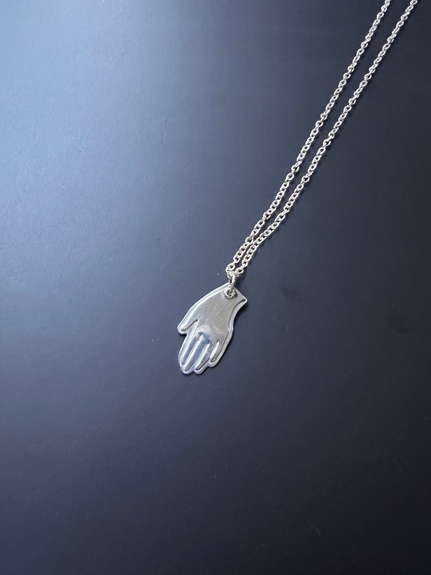 Hand Pendant Layering Necklace