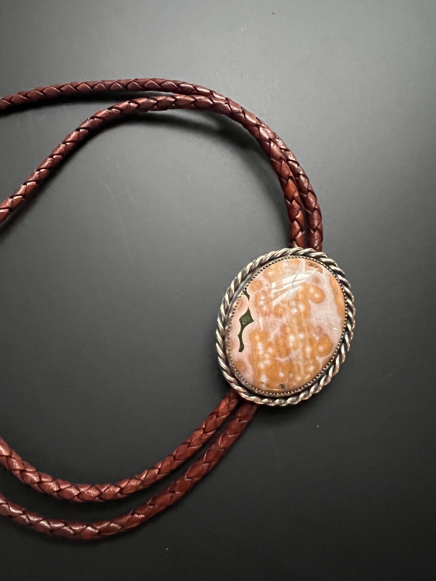 Roped Ocean Jasper Bolo