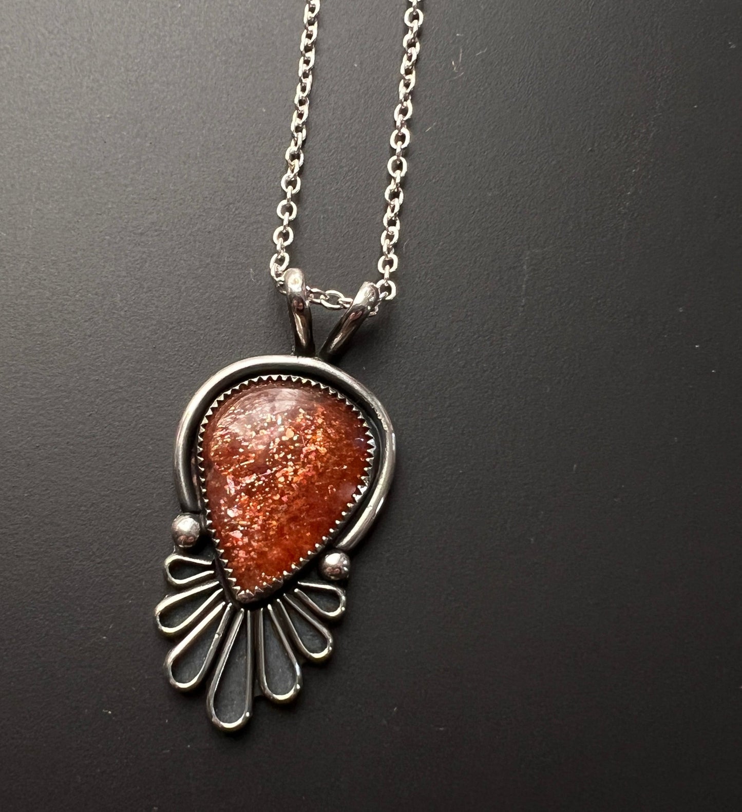 Confetti Sunstone Pendant II